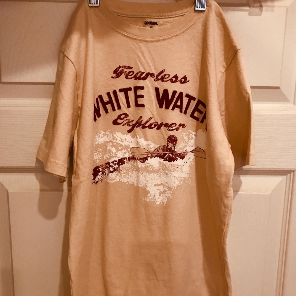 Gymboree Boy 8 White Water Shirt and Shorts